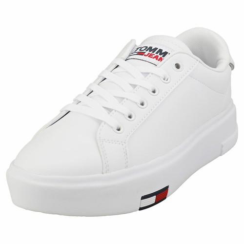 levi white platform trainers