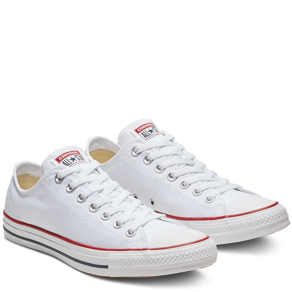 Converse all star ox low white on sale mono canvas