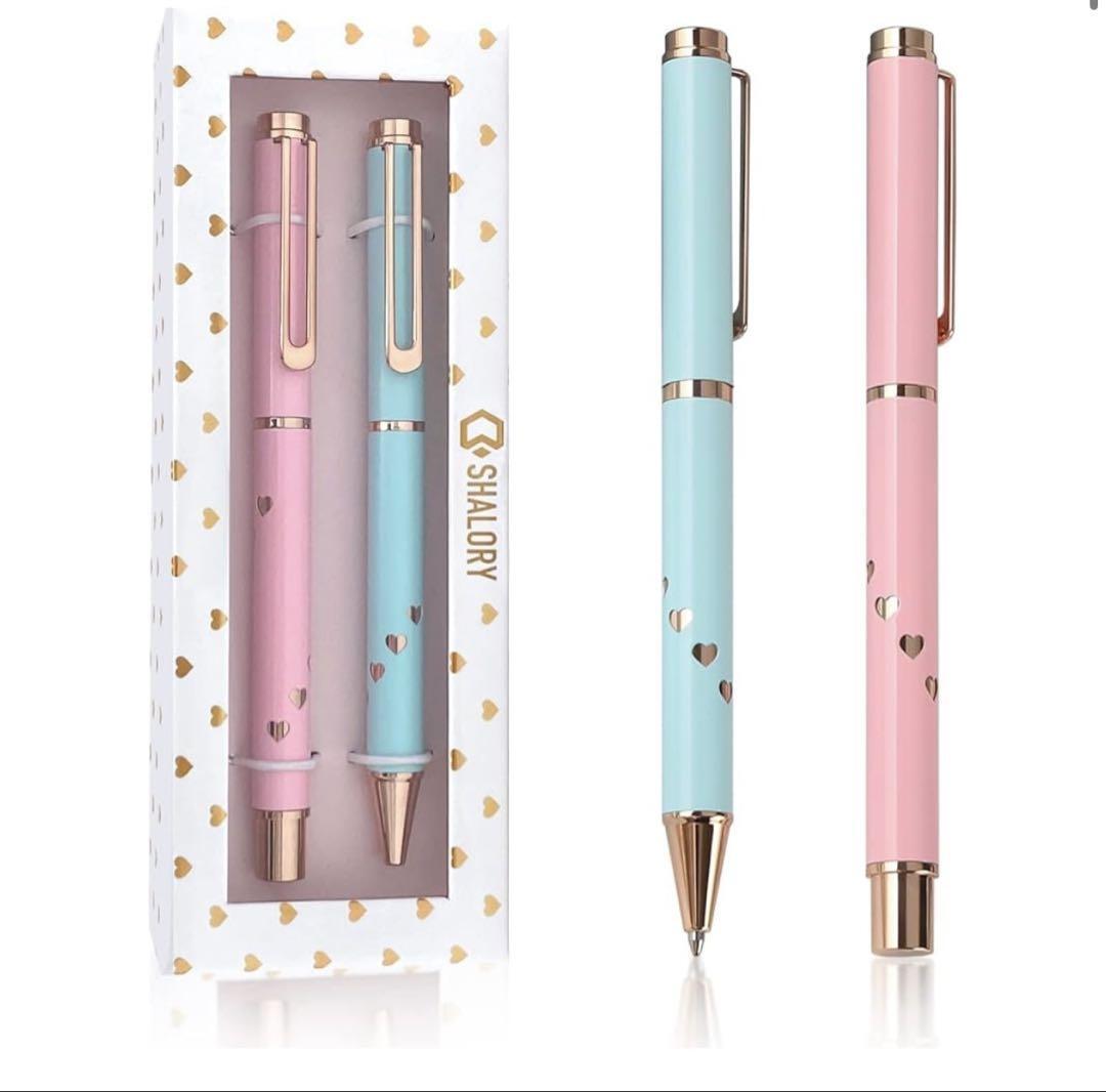 2 piece set ballpoint pen, oil-based luxury pen gift present, writing instrument