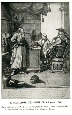 Ak* Il Fondatore de Caffé Greco anno 1760(AB)20426