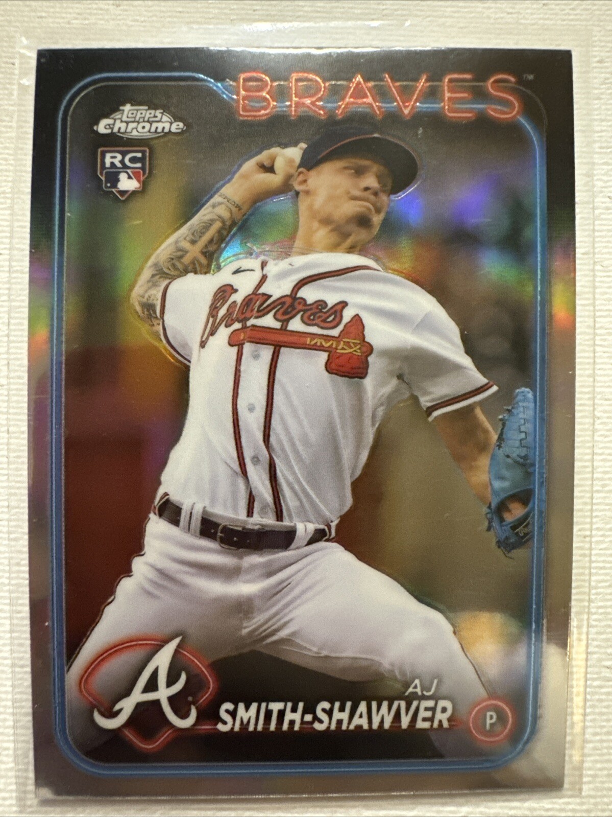 2024 Topps Chrome -  Refractor #19 AJ Smith-Shawver (RC)