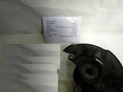 Toyota Yaris Bj. 2009 74 Kw Achsschenkel Radnabe Radlager links