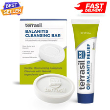 Balanitis Treatment 2-Product Ointment and Cleansing Bar System by Terrasil with