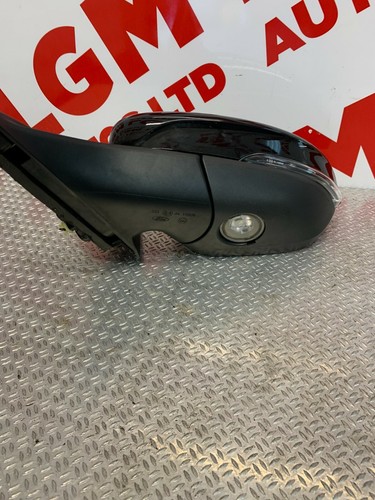 2019 FORD FOCUS DOOR MIRROR PASSENGER N/S AGATE BLACK POWERFOLDING PUDDLELIGHT - Picture 3 of 4