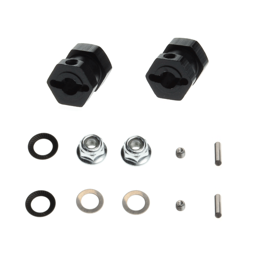 Combinatore adattatore esadecimale alluminio 12 mm per lunchbox TAMIYA CW-01 RC aggiornamento pneumatici - Foto 4 di 5