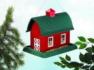 Red Barn Bird Feeder Ebay