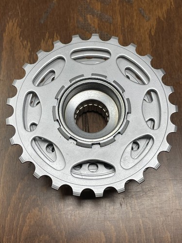 Ruota libera vintage NOS Everest Caimi Cromo Supernova argento 8 velocità 14-25 RARA - Foto 7 di 7