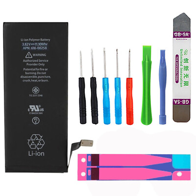 MH Akku  für  iPhone 7 Batterie Battery Accu + Werkzeug 1960 mAh Ersatz 616-0258