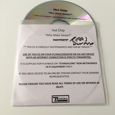HOT CHIP - WHY MAKE SENSE? - DOMINO RECORDS - PROMO CD!!!!!!!