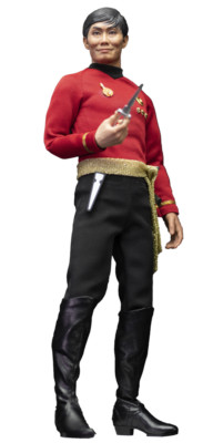 STAR TREK TOS Mirror Universe SULU 1/6 Action Figure EXO6 Sideshow Brown Box