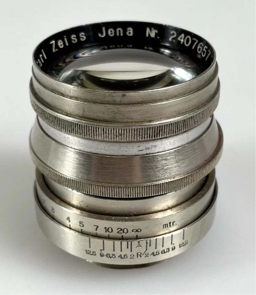 Rare Early Carl zeiss jena Sonnar 5cm 50mm F1.5 Ltm Leica Thread