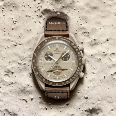 腕時計 Swatch Bioceramic MISSION TO SATURN Swatch BIOCERAMIC MOONSWATCH MISSION TO SATURN SO33T100
