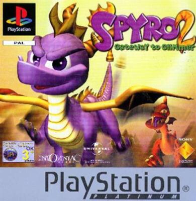 Spyro 2 Gateway To Glimmer - Sony PS1 PlayStation 1 Action Abenteuer Videospiel