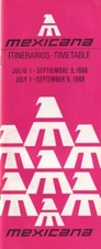 Mexicana timetable 1988/07/01