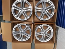 Genuine AUDI Q3 Q5 SQ5 A4 S4 A6 19” S Line Alloy Wheels Diamond Cut 5x112