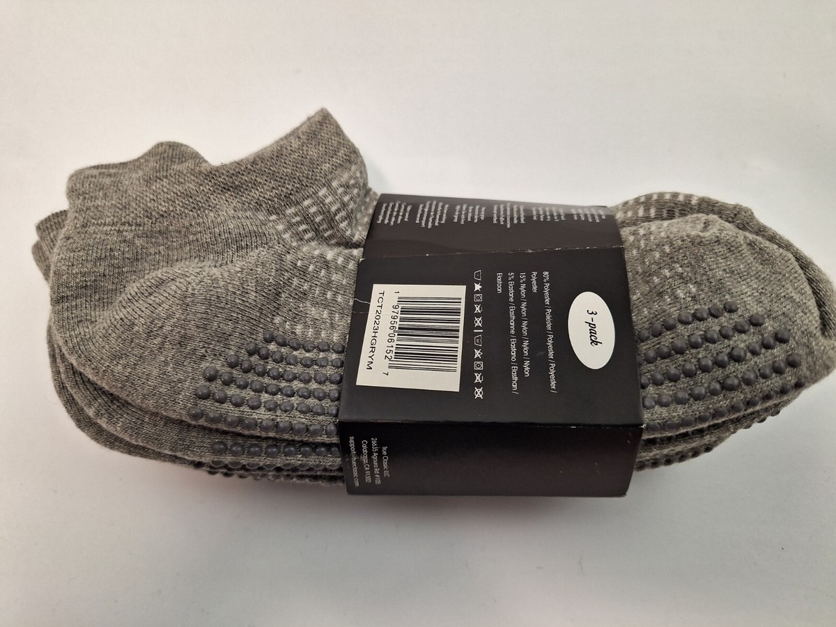 True Classic Men's 3 Pack Medium Gray Active Ankle Socks NWT | eBay