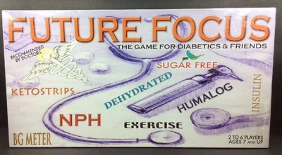 Future Focus Diabetic Trivia Board Game New HTF Educational Family Friends Play