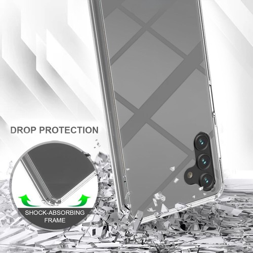 For Samsung Galaxy A54 5G Case Clear Transparent Cover +Tempered Glass Protector - Photo 4 sur 18
