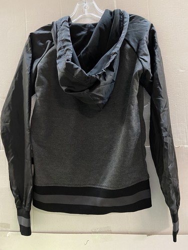 Danica Patrick #10 Nascar Ladies Zip Up Hood Jacket Chase Charcoal XS - Picture 3 of 3