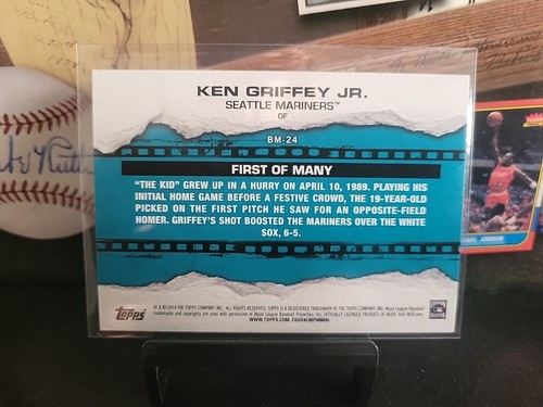 2014 Topps Ken Griffey Jr. Breakout Moments #BM24 - Picture 2 of 10