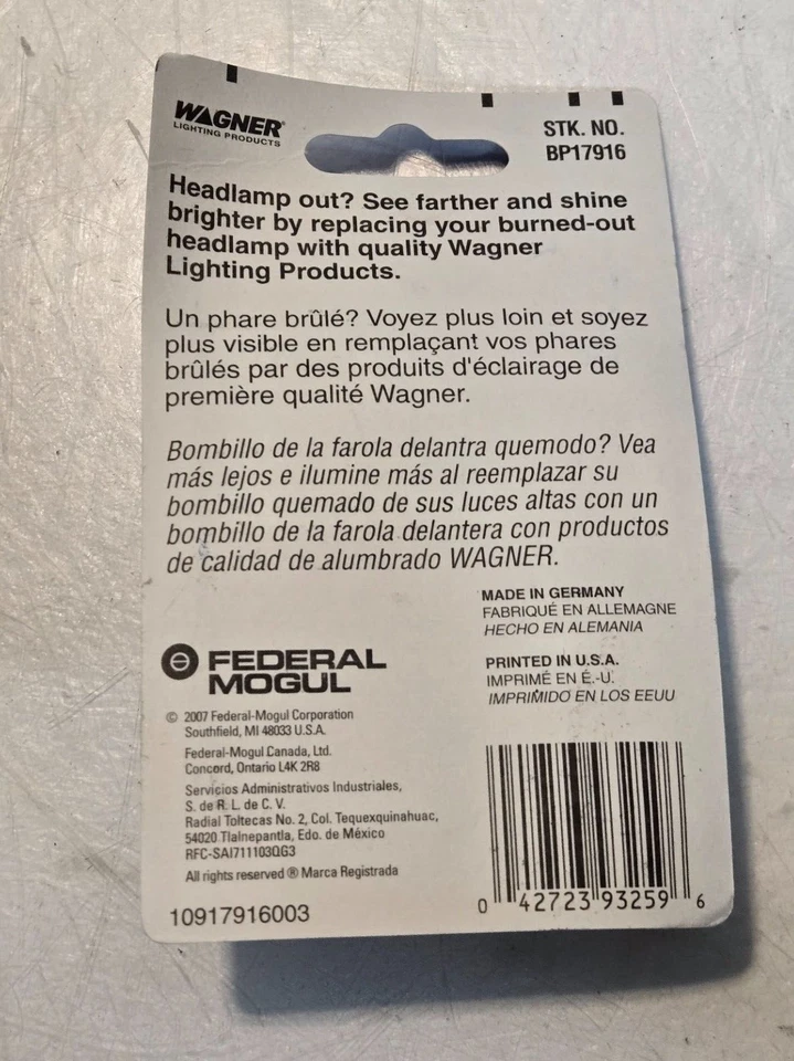 10 Quantity of Wagner BP17916 Multi-Purpose Light Bulbs 04273932596 (10 Qty) - Image 4 of 4