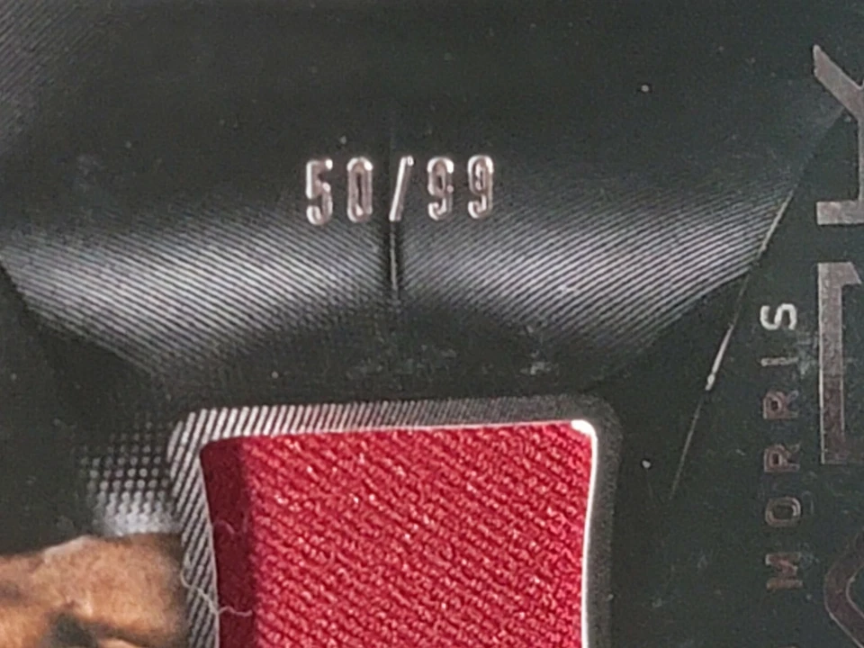 Alfred Morris 2013 Panini Black Onyx Materials #50/99 Washington Football Team - Image 3 of 3