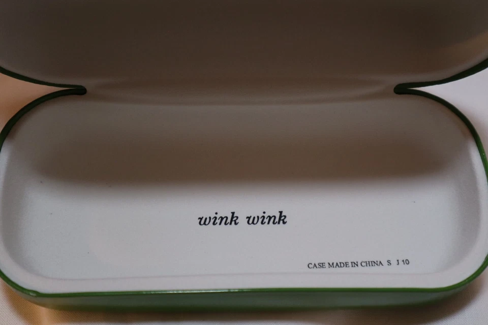 Estuche para gafas Kate Spade verde nuevo estuche rígido Foto 2 de 2