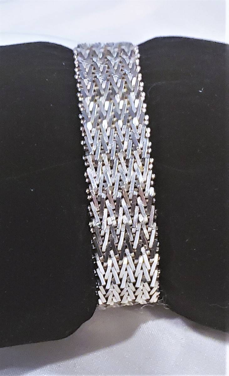 80s Mexico vintage silver 925 ブレスレット 925 Sterling Silver Vintage Mexico Cuban Link Bracelet 8.25