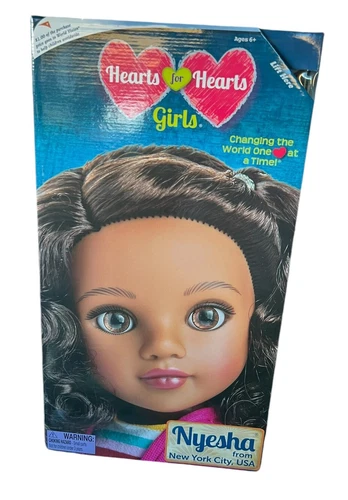 HEARTS FOR HEARTS GIRLS "NYESHA USA, NEW YORK CITY" DOLL NIB