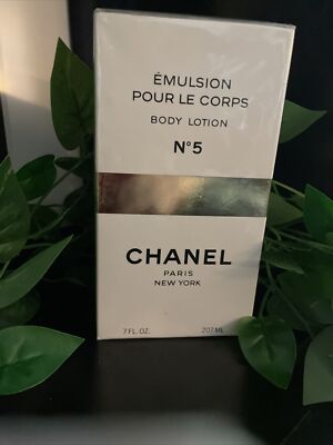 Sealed Vintage CHANEL NO. 5 Emulsion Pour Le Corps Body Lotion 7oz
