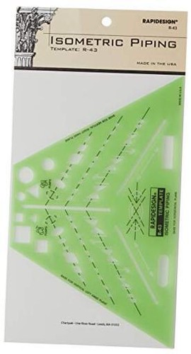 Template, 1 Each (R43) Isometric Piping 14173253583| eBay