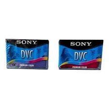 Sony DVC Premium Color Digital Video Casette Lot of Two Sealed Tapes Mini DV