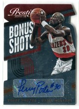 2014-15 Prestige Terry Porter Bonus Shots ORANGE DIE CUT AUTO AUTOGRAPH 14/15 SP