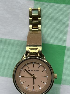 NWOT Anne Klein tan resin bangle watch Amazon.com: Anne Klein Women main image 4
