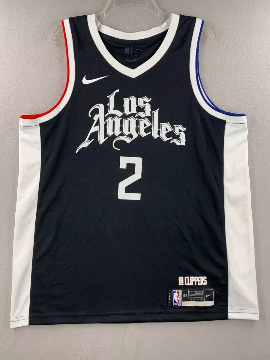 Kawhi Leonard LA Clippers Nike Youth 2020/21 Swingman Jersey Black