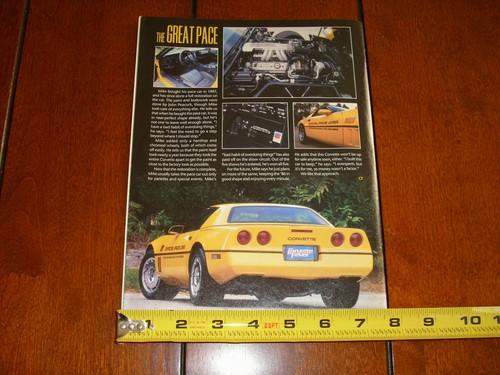 Corvette Indianápolis 500 1986 coche de ritmo - artículo original 2002 - Imagen 4 de 4