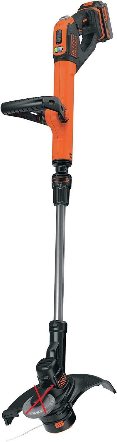 BLACK&DECKER STC1840E Akku-Rasentrimmer 18V PowerCommand MIT Akku  