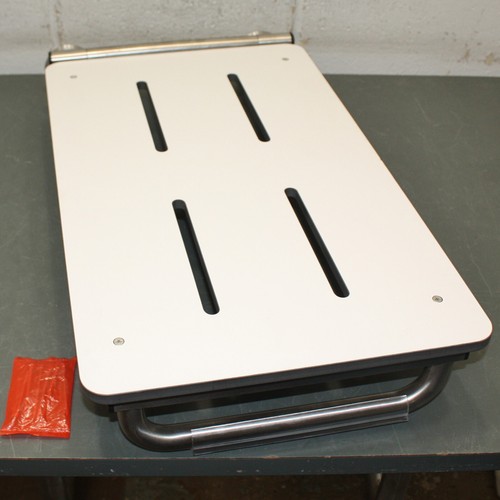 Wingits Bathtub Shower Bench Seat WBTES290150PW, 15" x 29", Fold Down, White - Picture 1 of 9