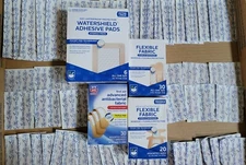First Aid Bandage Refill Kit 6-3"×4", 30-3/4"×3", 30-Assorted sizes, 20-Knuckle 