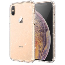 JETech Glitter Case for iPhone Xs and iPhone X, 5.8-Inch for Women and Girls