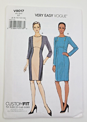 white flared skirt dress Ruby Fitted Long Sleeve Dress Sewing Pattern by Dressmaking Amóre main image 1