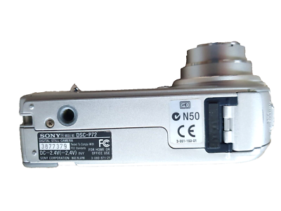 Sony Cyber-shot DSC-P72 3.2MP Digital Camera - Silver for sale