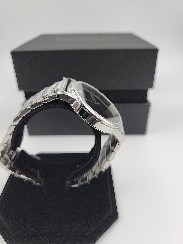 Reloj Movado para hombre clásico museo esfera negra acero inoxidable 2100014 (precio de venta sugerido por el fabricante 895 USD) Foto 4 de 4