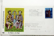 ST PIERRE ET ST PAUL   LIECHTENSTEIN  ENVELOPPE 1er JOUR  FDC COVER 519