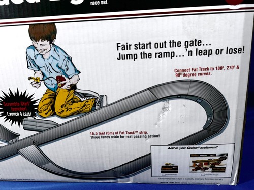 New Hot Wheels SIZZLERS EXTENDED EIGHT Race Car Set - FIGURE 8 & RAMP Goose Pump - Picture 8 of 13