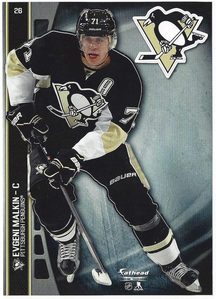 JAMES NEAL FATHEAD INTERCAMBIABLES PINGÜINOS DE PITTSBURGH MINI PEGATINA CON LOGOTIPO 2014 #29 Foto 2 de 3