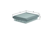 Mahle LX 591 Luftfilter FüR Chrysler Mazda Mitsubishi