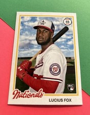 2022 Topps Archives #190 Lucius Fox RC 1978 Design  Washington Nationals