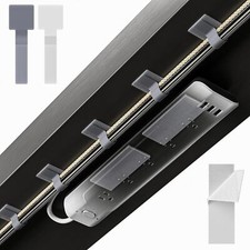 Cable Management Self-Adhesive Hook and Loop Cable Ties and Strips Combo