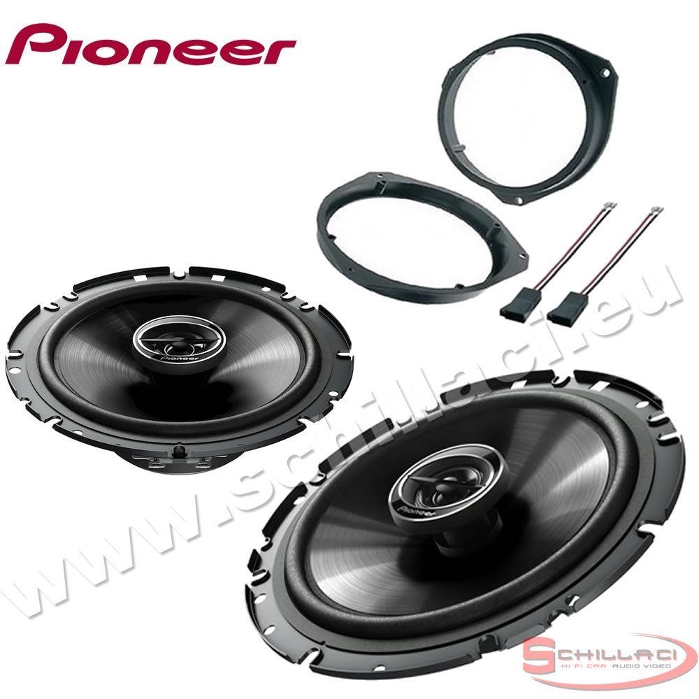 Casse Auto PIONEER per Alfa Mito 2008-2016 Kit Completo Posteriore/Anteriore